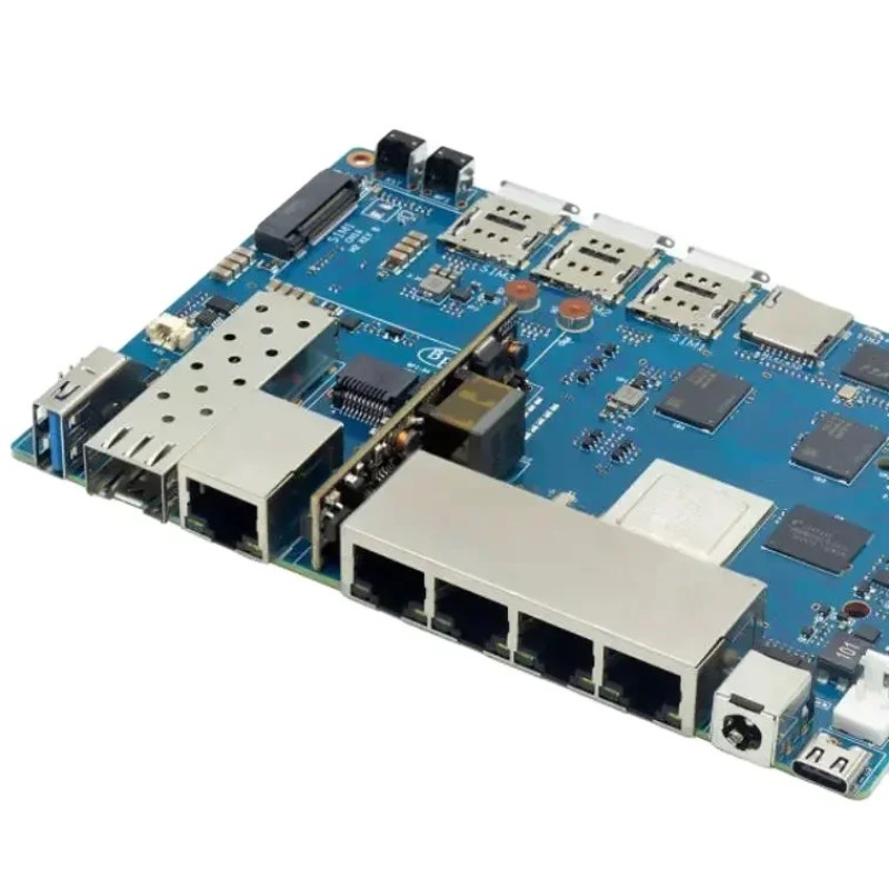 เราเตอร์บอร์ด Wifi 7 ดีไซน์ MT - Bananapi Bpi R4 Wifi 7 บทวิจารณ์และราคา