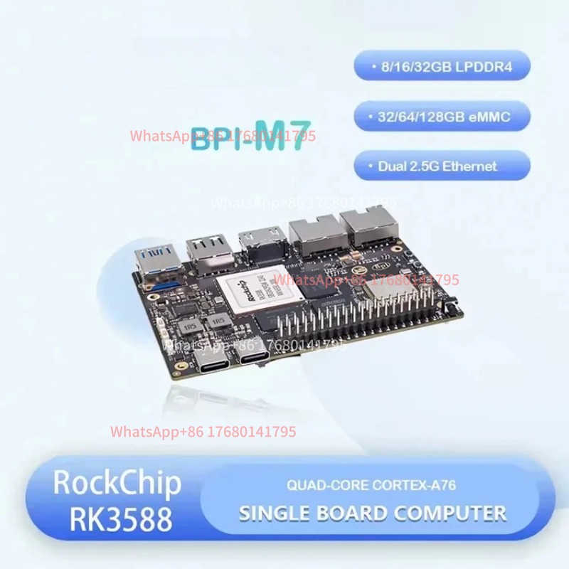 คอมพิวเตอร์บอร์ดเดี่ยว RK3588  - Banana Pi Bpi M7 Rk3588 บทวิจารณ์และราคา