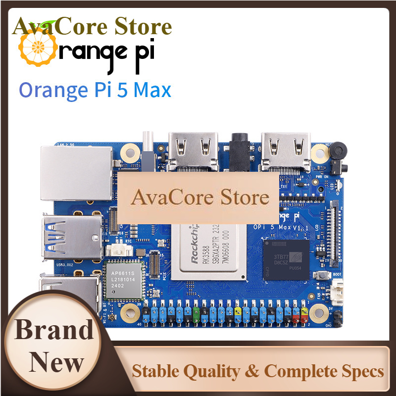 AvaCoreOrange Pi 5 Max 16GB V1 - Rk3588 Mini Pc Board บทวิจารณ์และราคา