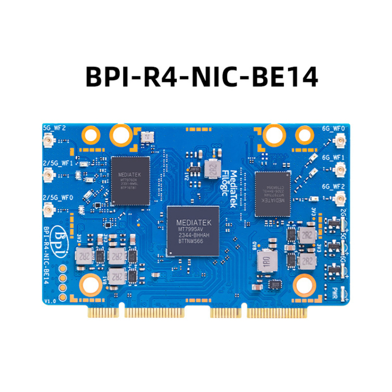 บอร์ดพัฒนา Banana Pi โมดูล WiF - Bananapi Bpi R4 Wifi 7 บทวิจารณ์และราคา
