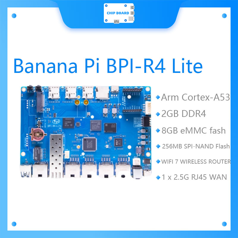 บานาน่าพาย BPI-R4 Lite มาพร้อม - Bananapi Bpi R4 Wifi 7 บทวิจารณ์และราคา